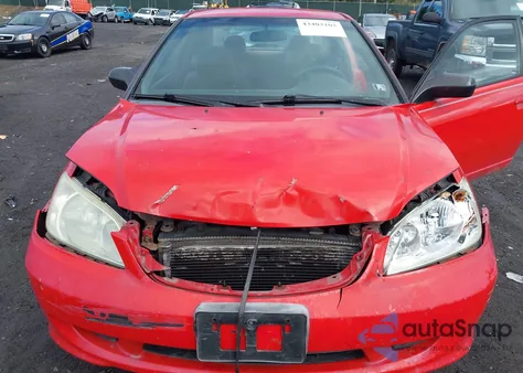 2004 Honda Civic Lx z USA, uszkodzony, nr VIN 1HGEM22524L010288